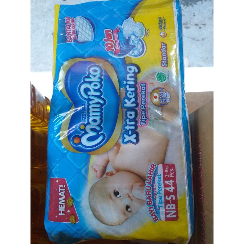 Mamypoko NB-S isi 24 Mamypoko NB-S isi 44 Tipe Perekat/Tape Mamypoko NB-S isi 12