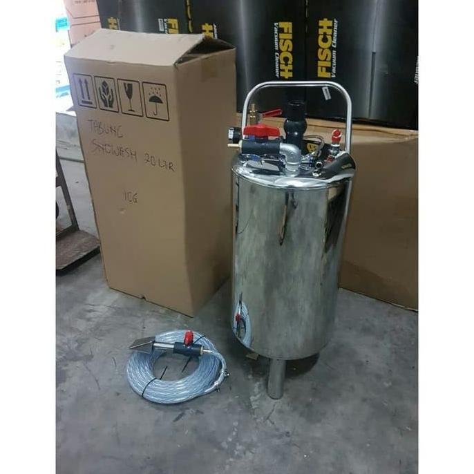 TABUNG SALJU SNOW WASH 20 LITER CUCI MOTOR DAN MOBIL STAINLESS