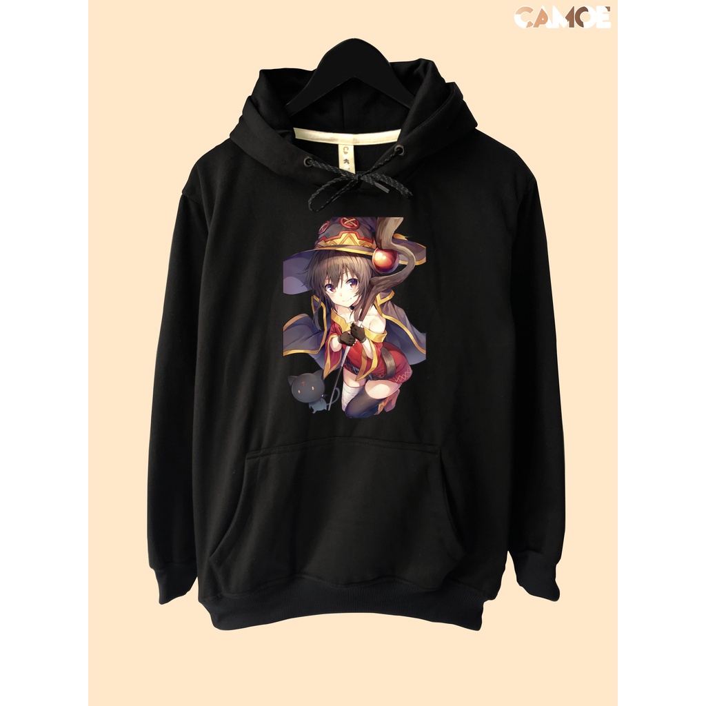 Jaket Hoodie Anime Konosuba Megumin Waifu