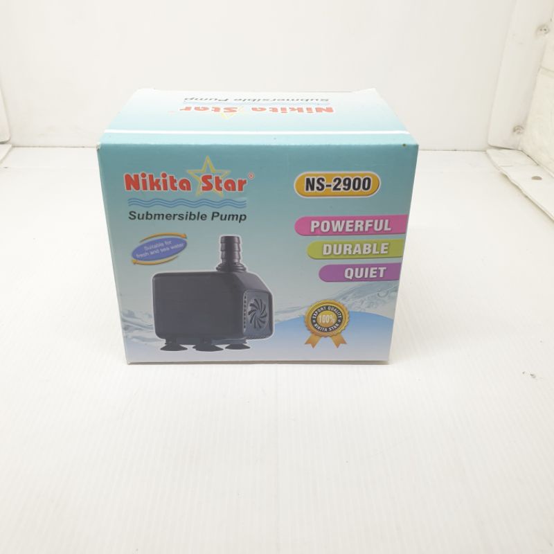 Pompa Nikita STar NS 2900 NS2900 Pompa celup Aquarium /kolam ikan/ hidroponik