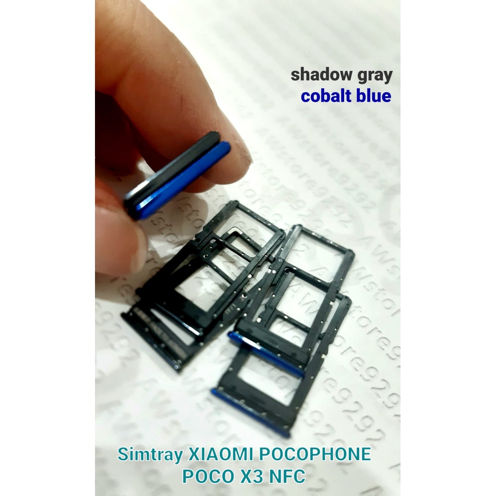 Slot Tempat Dudukan Kartu Simcard Sim Card Lock Simtray Sim Tray XIAOMI POXOPHONE POCO X3 - X3 NFC