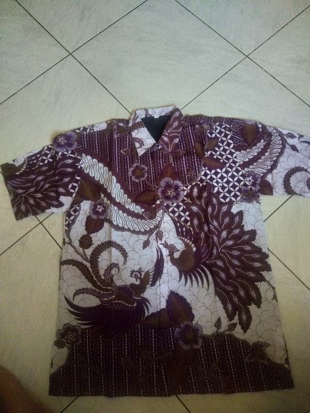 Joglo Ungu Baju Lilac Kemeja Batik Pria Lengan Panjang Terbaru Original Batik Pria Lengan Panjang Mo