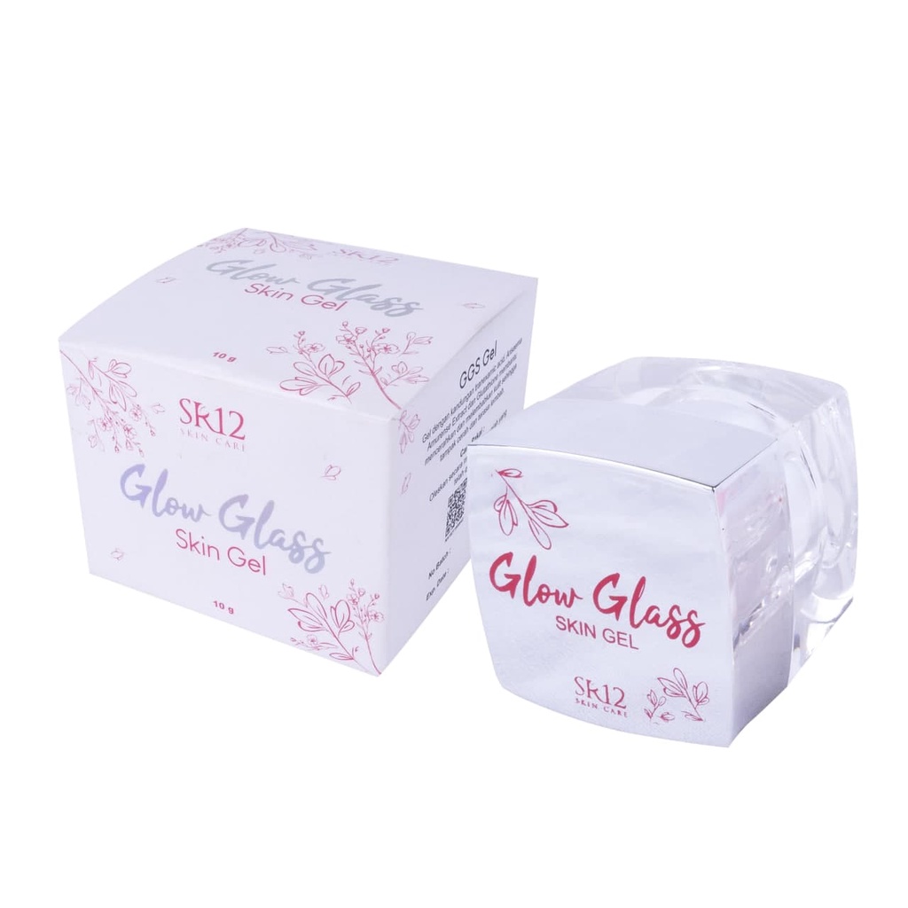 Glow Glass SR12 SR 12 Pencerah Skincare Glowing Anti Agging Krim Cream Pelembab Pembersih Penghilang Bintik Flek Hitam Bekas Jerawat Membandel Di Wajah BPOM Ampuh