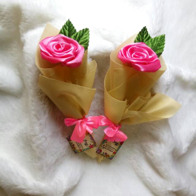 satuan tangkai bunga satin satuan