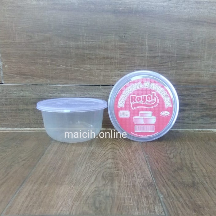 Thinwall Bulat 450ml isi 10Pcs