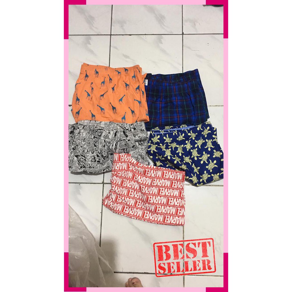 Promo BOXER CELANA DALAM SISA EKSPOR [ORIGINAL] SIZE L
