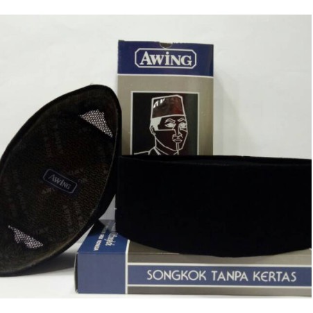 Songkok kopiah Peci Awing Tinggi 9cm Peci Tanpa Kertas Berkualitas