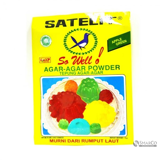 

SATELIT AGAR-AGAR 6.5gr HIJAU