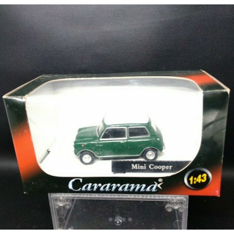 Cararama Mini Cooper green color