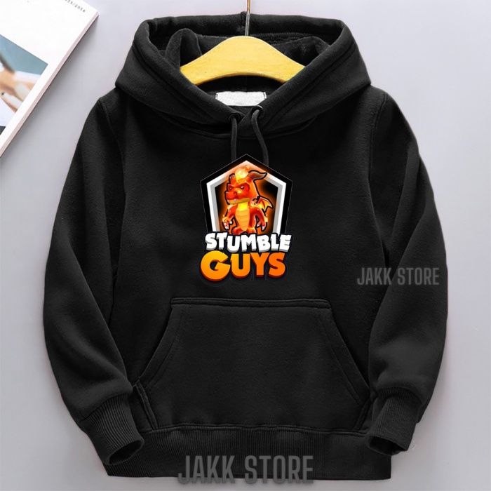 Hoodie Anak Laki Laki STUMBLE GUYS LOGO INFERNO DRAGON Keren/Switer Anak Laki Laki Perempuan Umur 2 3 4 5 6 7 8 9 10 11 12 13 14 15 16 Tahun/Sweater Hodie Anak Cowok Terbaru/Sweter Suiter Anak Laki Laki Hitam Putih