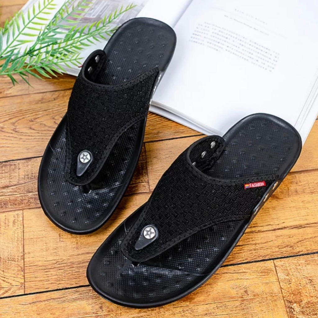 LUTTON - sandal japit pria populer - SANDAL JAPIT RAJUT