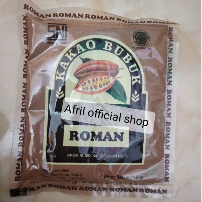 

Kakao bubuk roman 35gr coklat bubuk roman cokelat powder