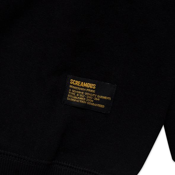 SWEATER SCREAMOUS | ATHLETIC FLAT BLACK