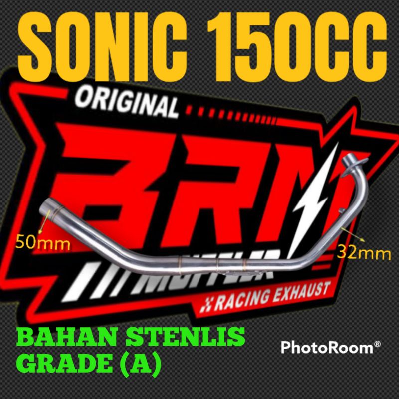 Leher KNALPOT SONIC FULL BENDING