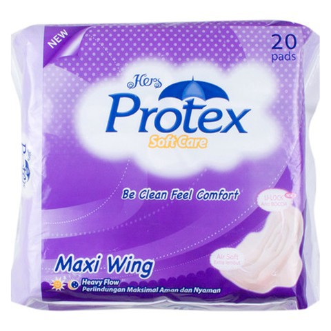 HERS PROTEX Maxi Wing Day &amp; Night Extra Soft ORIGINAL / Pembalut Wanita by AILIN