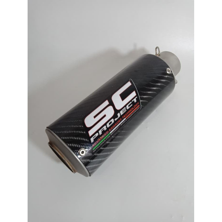 Knalpot Sc Project Rep - Original Carbon Slip On Ninja 250 2018 - R25 - Variasi Motor