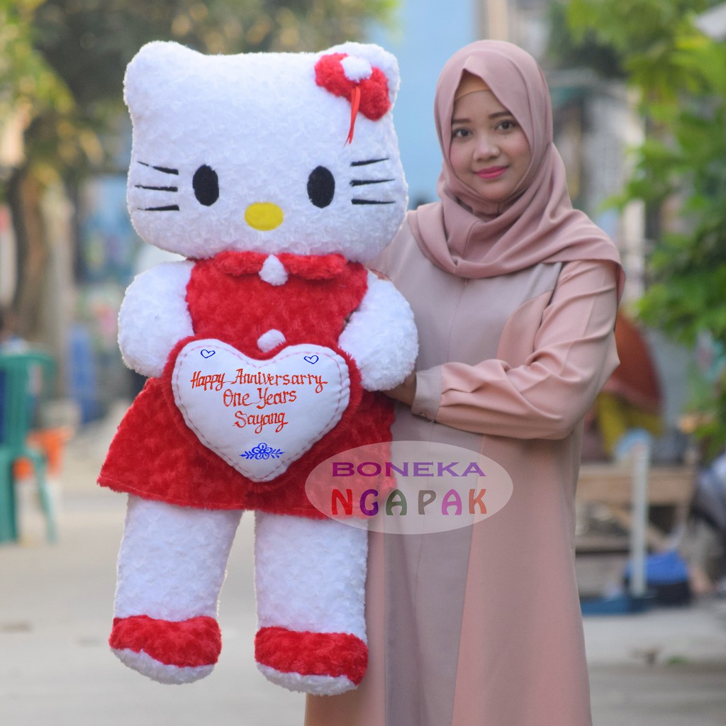 Boneka Hello Kitty 1 Meter Ukir Nama