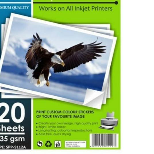 

Sticker Photo Paper V-Tec A4 135 gr SPP-9112A