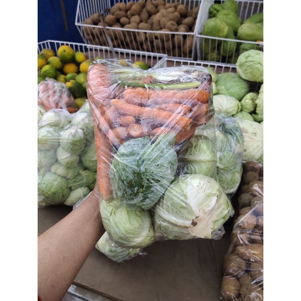 

kubis wortel bawang daun/oleh oleh pangalengan