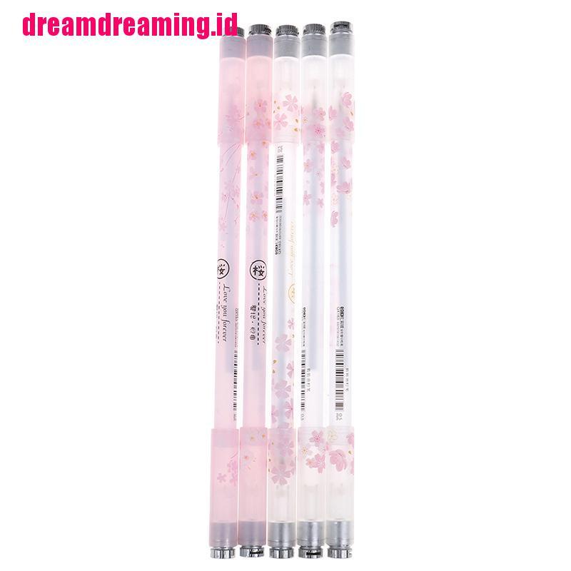 (dreamdreaming.id) Pulpen Gel Model Putar Dengan Lampu Untuk Pelajar