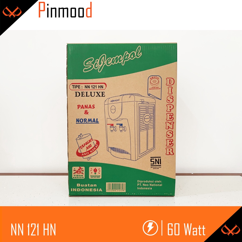 SIJEMPOL DISPENSER NN-121-HN [ HOT AND NORMAL ] GALON AIR MURAH