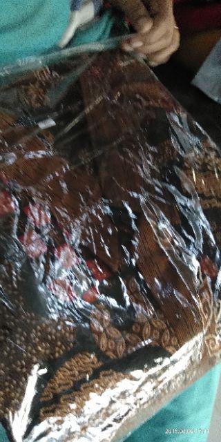 Jaya Batik Hrb026 Kenongo Kemeja Tosca Pendek Pekalongan Padi M L Xl Sogan Tulis Halus Kemeja Batik