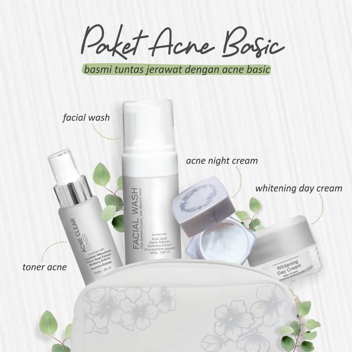 PAKET ACNE MS GLOW- ACNE SERIES MSGLOW - pkt lengkap