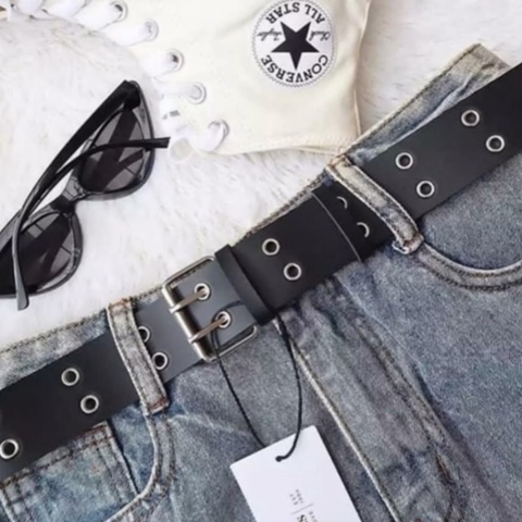 BELT GRUNGE EYELET/KOREAN STYLE