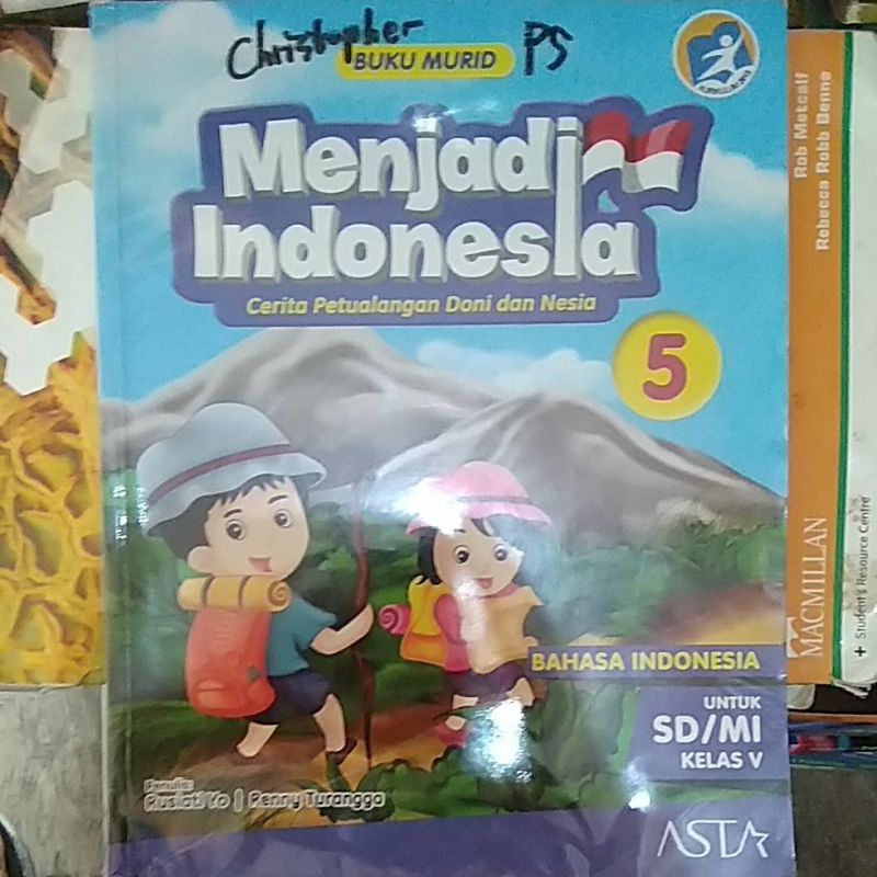 Buku Menjadi Indonesia 5 Sd .Original Full Color