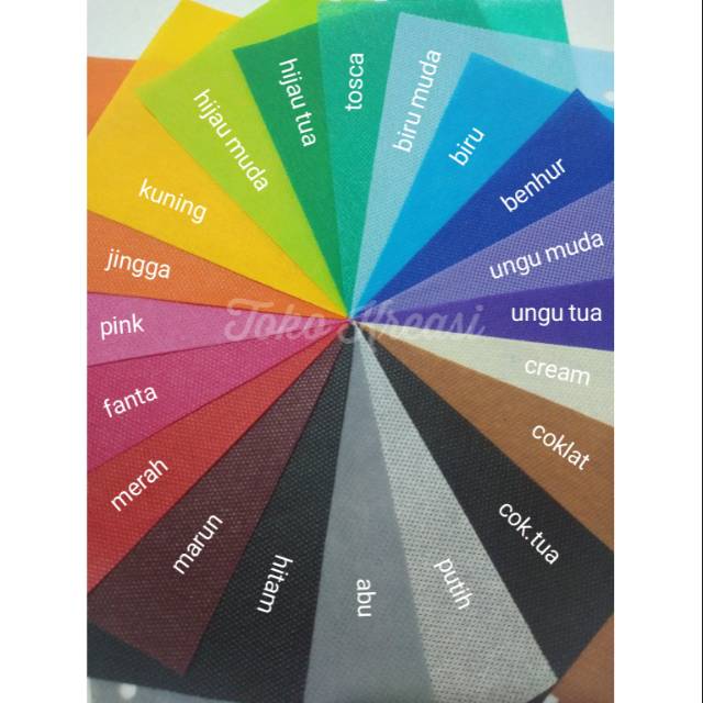 (per meter) 75gsm - Kain spunbond / flower paper / kain furing / kain buket / bouquet paper