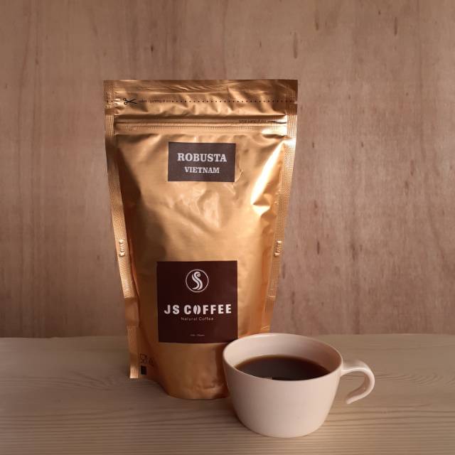 

Kopi / Coffee Robusta Vietnam 200 gram kemasan aluminium