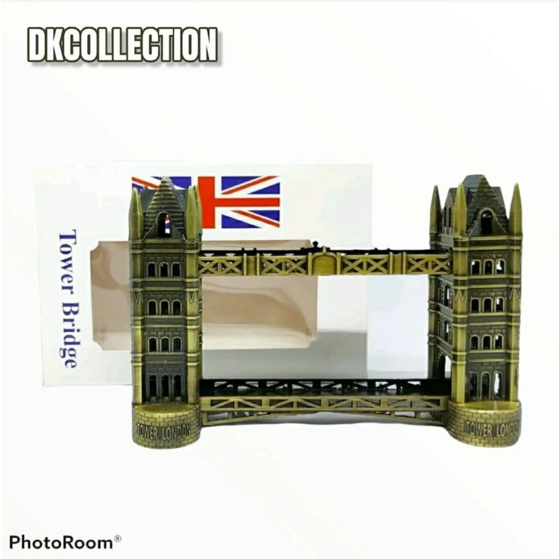 miniatur london bridge souvenir pajangan London bridge besi