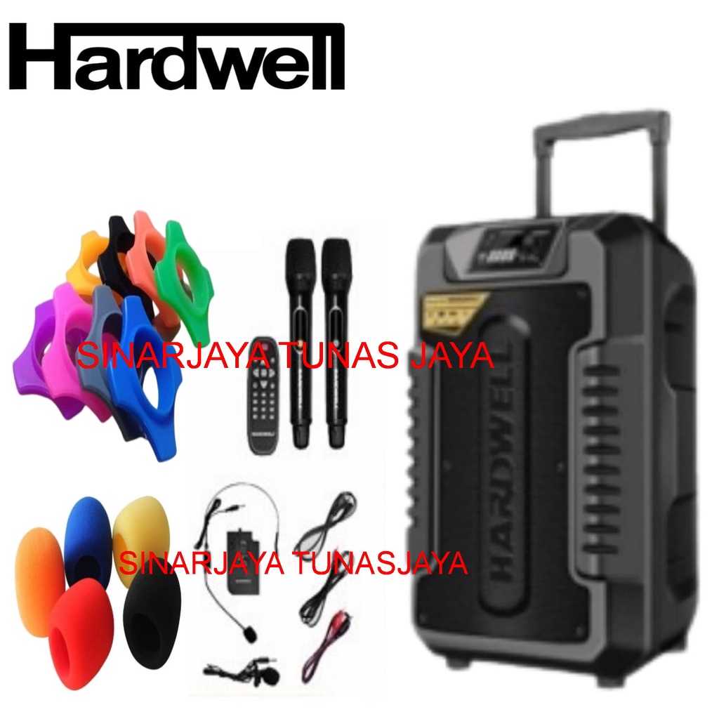 PAKET HEMAT SPEAKER MEETING PORTABLE TURBOVOICE 15 UHF HARDWELL ORIGINAL