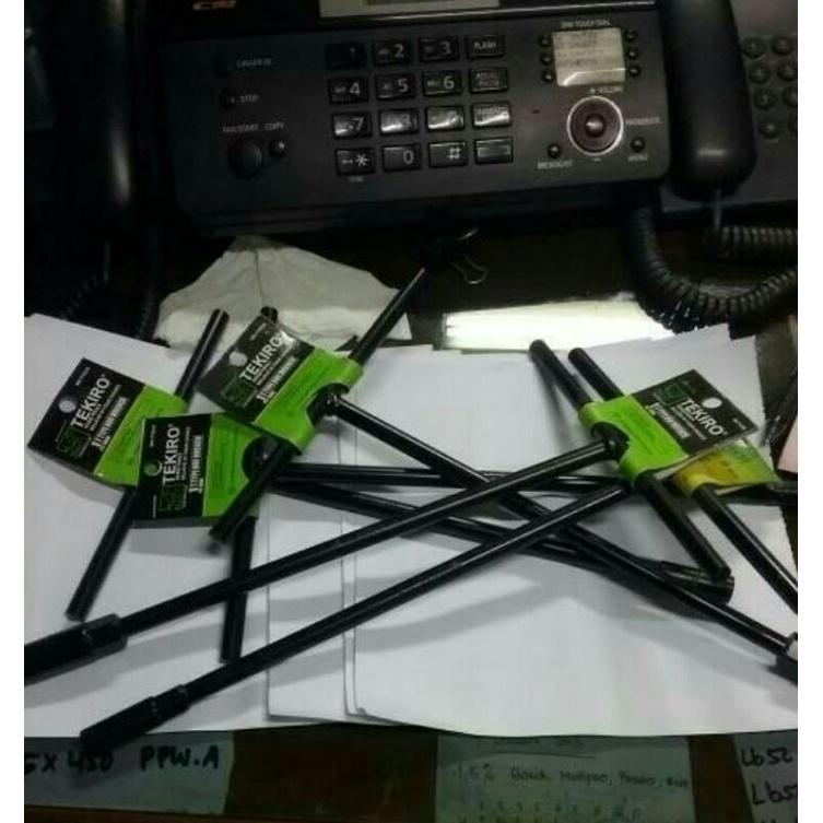 KUNCI T TEKIRO / KUNCI SOK T TEKIRO PANJANG HITAM 8 , 9 , 10 , 11 , 12 , 13 , 14