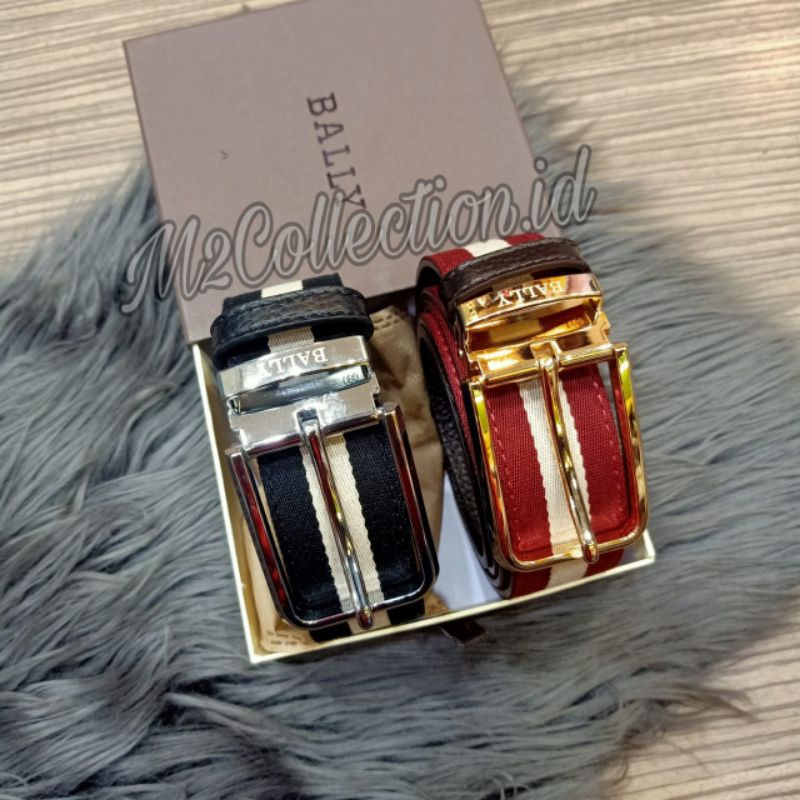 ikat pinggang bally tusuk gesper premium quality