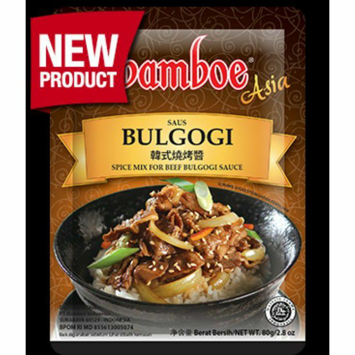 

Bumbu Instan BAMBOE Saus Bulgogi Korea