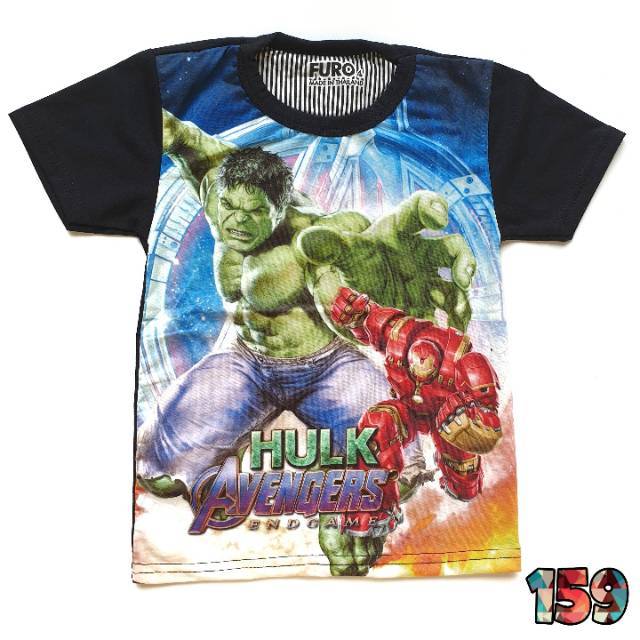 Kaos Anak Laki FURO motif HULK AVENGERS (kode: 159)