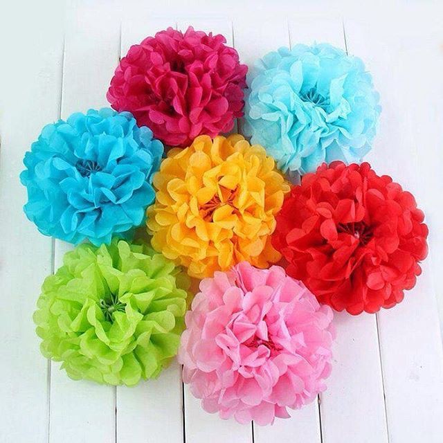 

Pompom Kertas Medium 25cm / Dekorasi Gantung Pom Pom