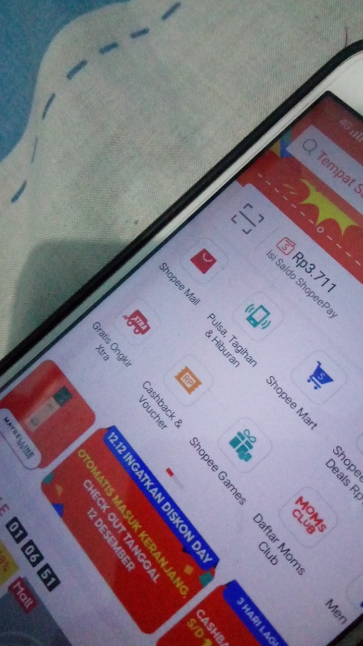 Payung 16 Jari Saten Kembang / Satin Umberella 16jari Bunga / Payung 16 Jari