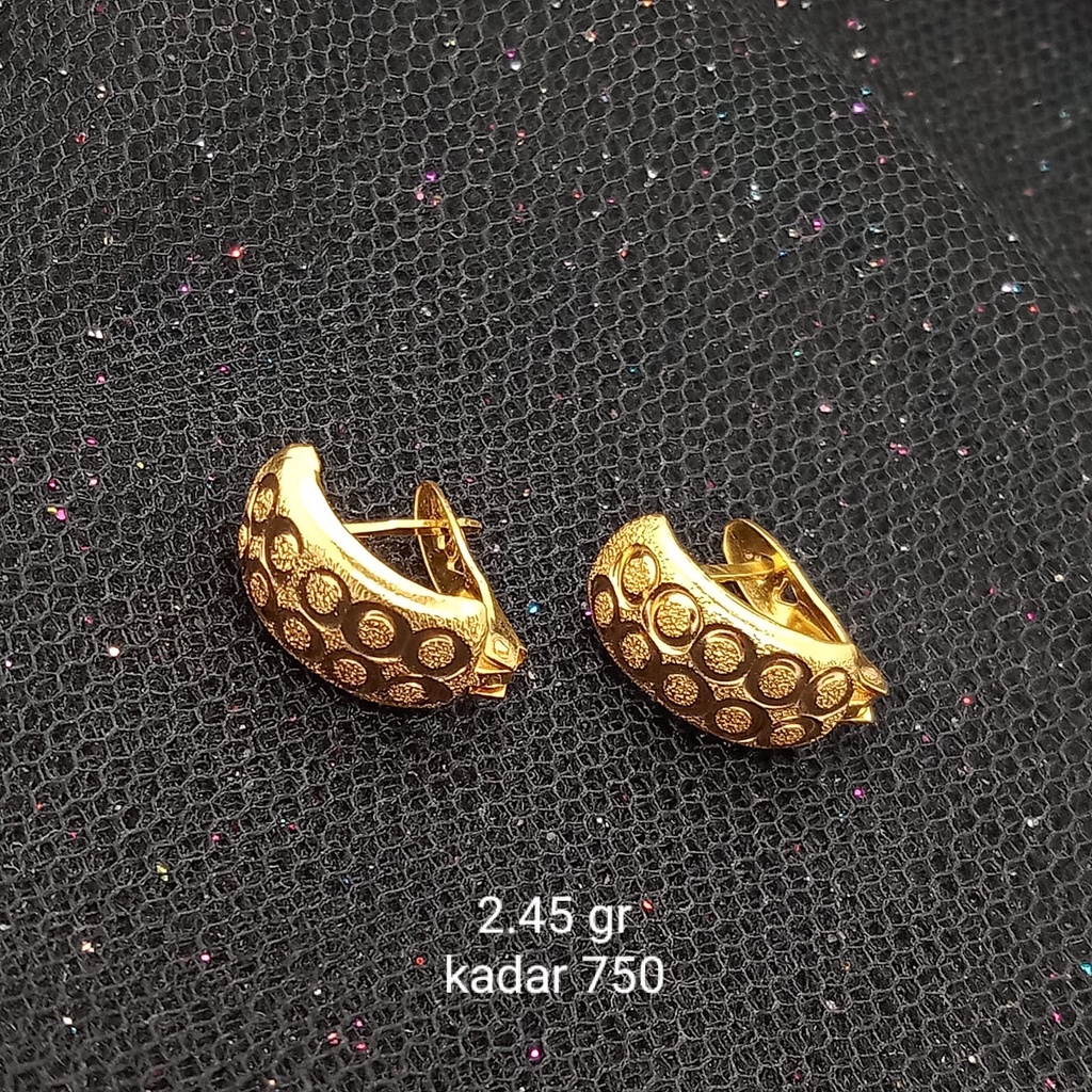 Anting Emas 17K - 2.45 gr Kadar 750 - 209