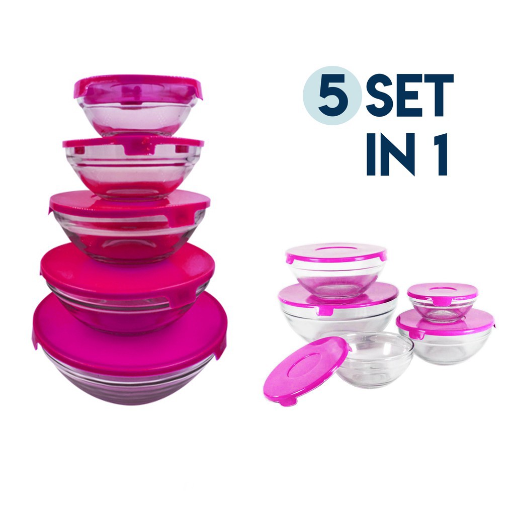 TERLARIS!!! COOKING BOWL MULTI FUNGSI MANGKUK BOWL 5PCS/SET (COD)