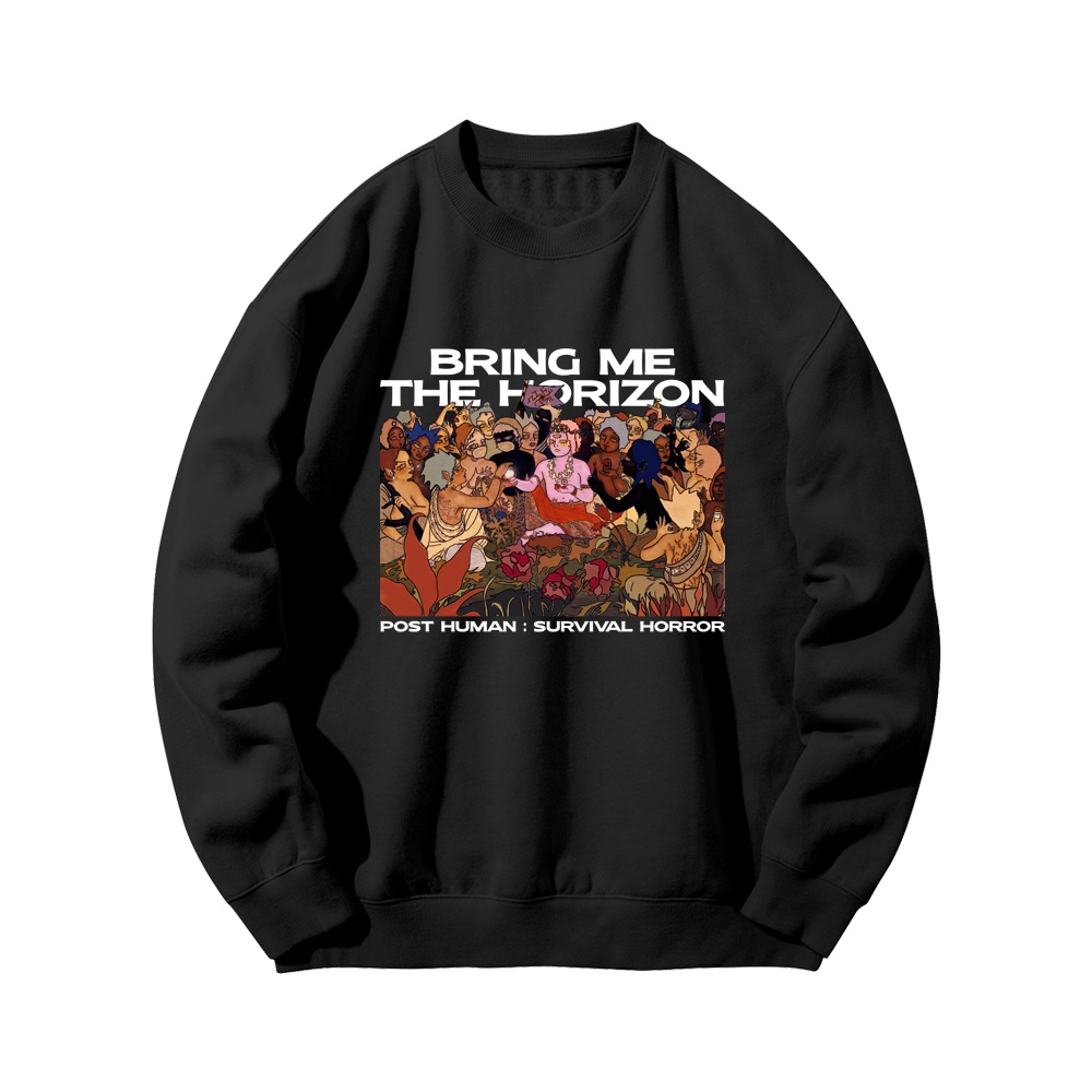 CREWNECK BAND BRING ME THE HORIZON | SWEATER SWEATSHIRT PRIA WANITA JAKET DISTRO MUSIK METAL BMTH