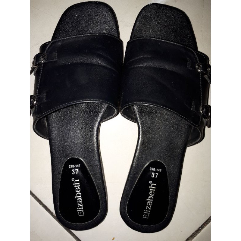sandal elizabeth ori, preloved size 37 kondisi 90% bagus.