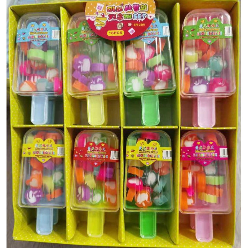 

Eraser penghapus alat tulis anak ice cream mini love