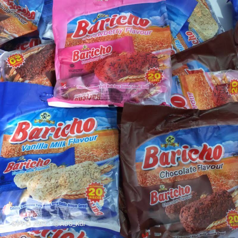 

baricho snack oat snack sereal coklat dan strawberry