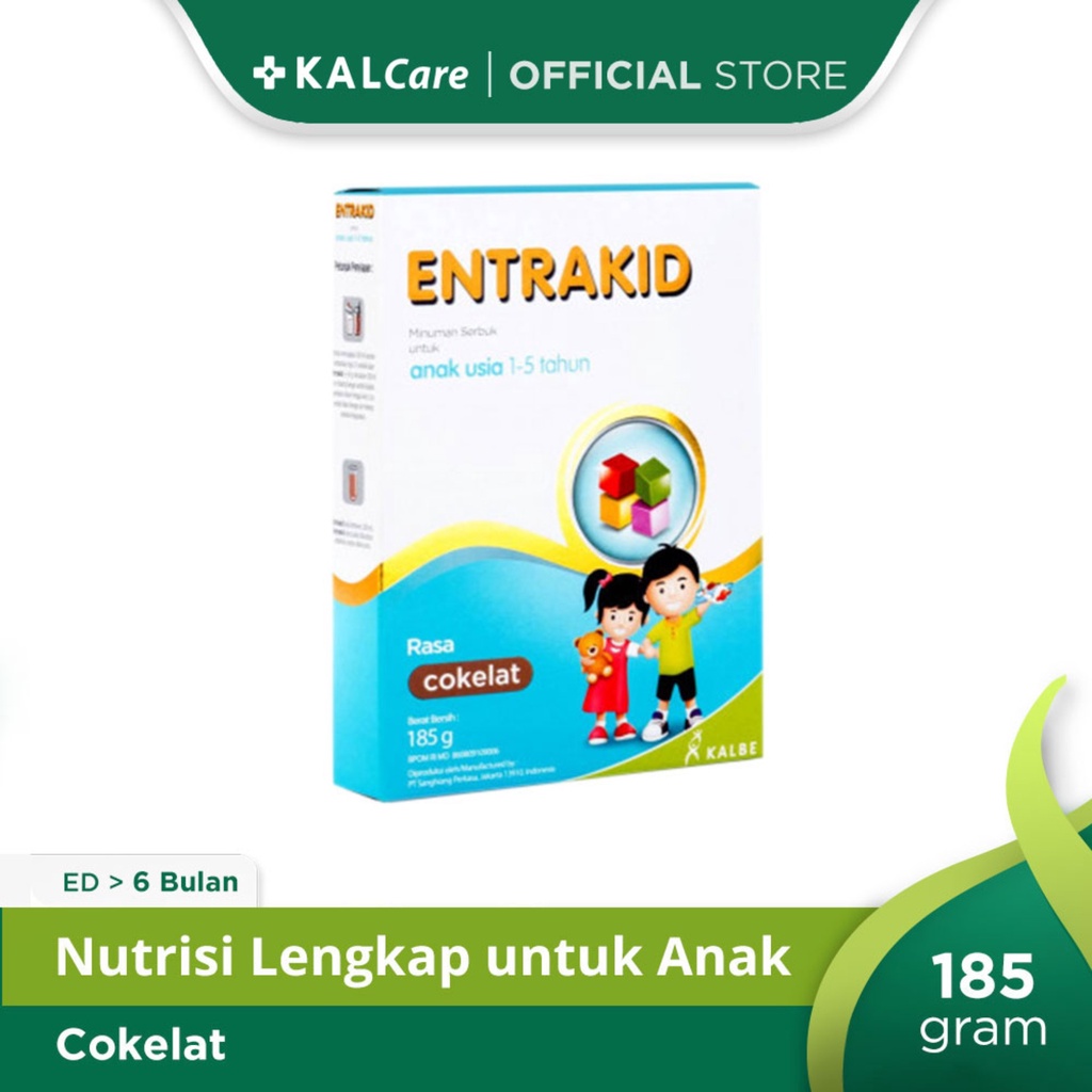 Entrakid Coklat Vanila 185gr penambah nafsu makan