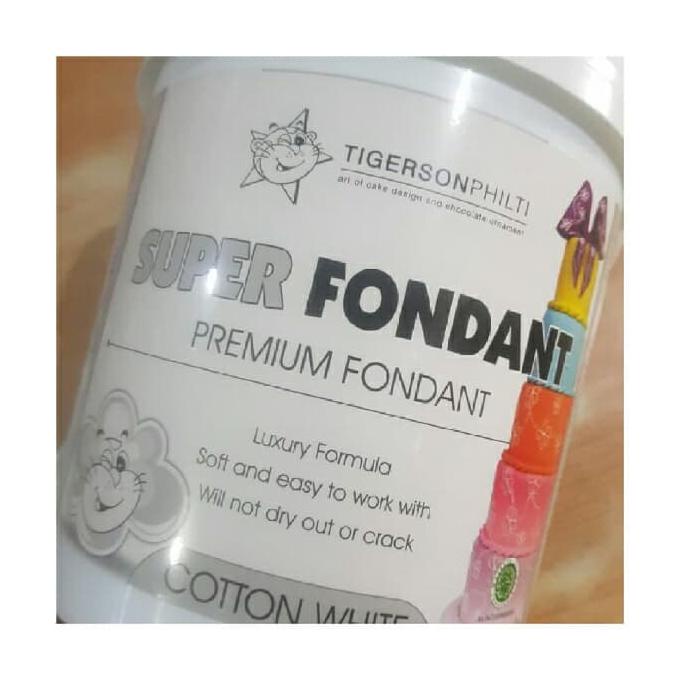 

Spesial Promo super fondant tigerson white 5kg (khusus ojol)