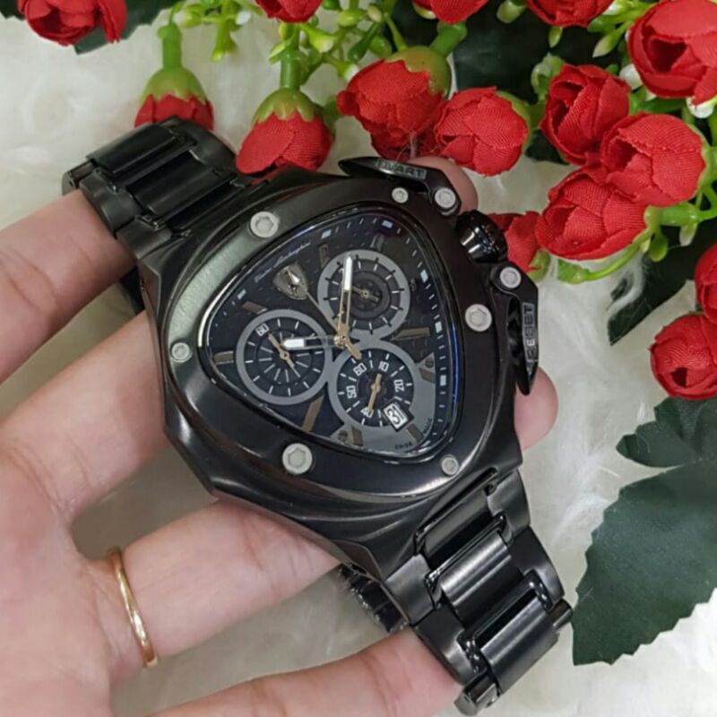 JAM TANGAN PRIA BATRE LAMBORGHINI STAINLESS KUALITAS ORIGINAL