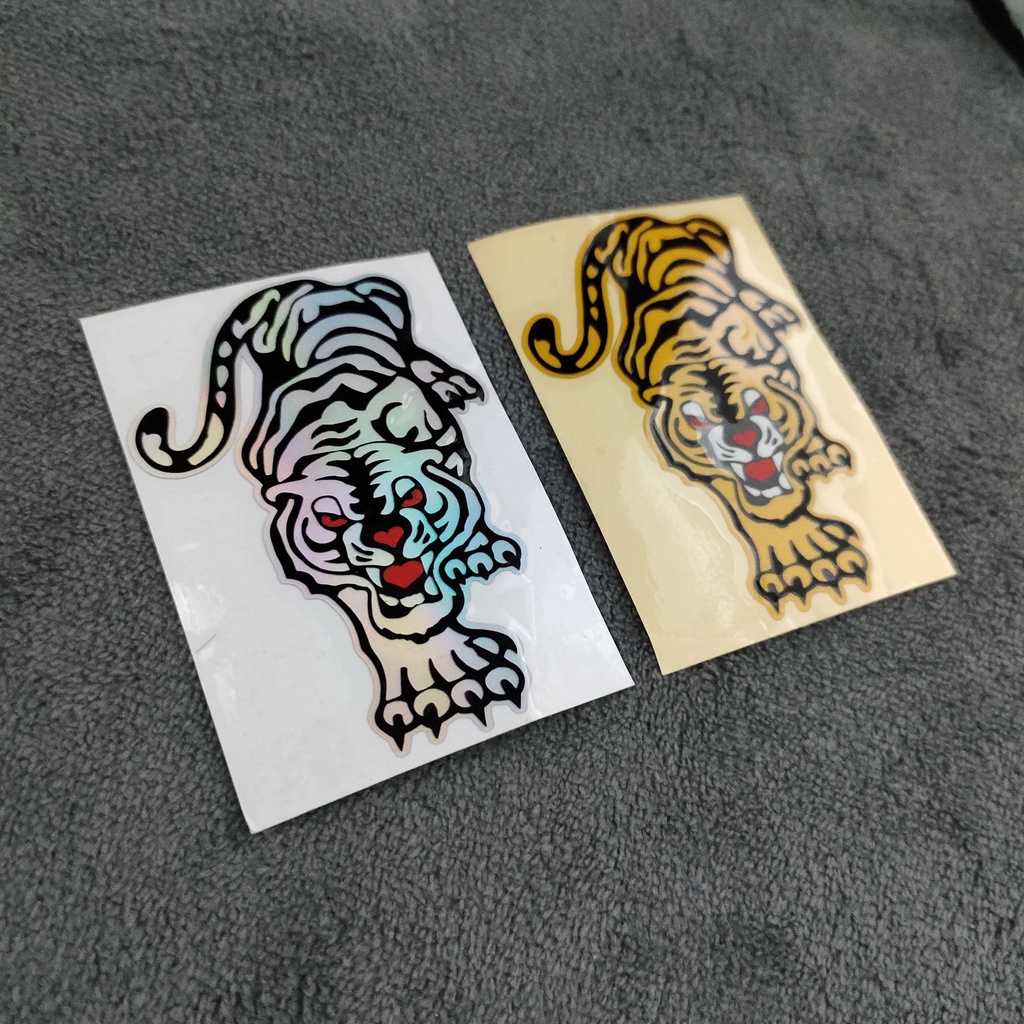 STICKER KEPALA MACAN HARIMAU STICKER MOTOR MOBIL CUTTING sticker motor mobil laptop cermin