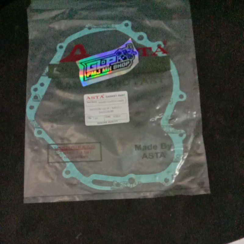 Paking Gasket Bak Blok Kopling Kanan SOGUN SHOGUN 125 SP AXELO RR NEW Perpak Packing Clutch Cover